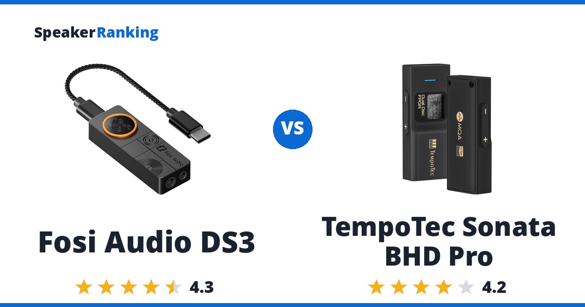Fosi Audio DS3 vs TempoTec Sonata BHD Pro