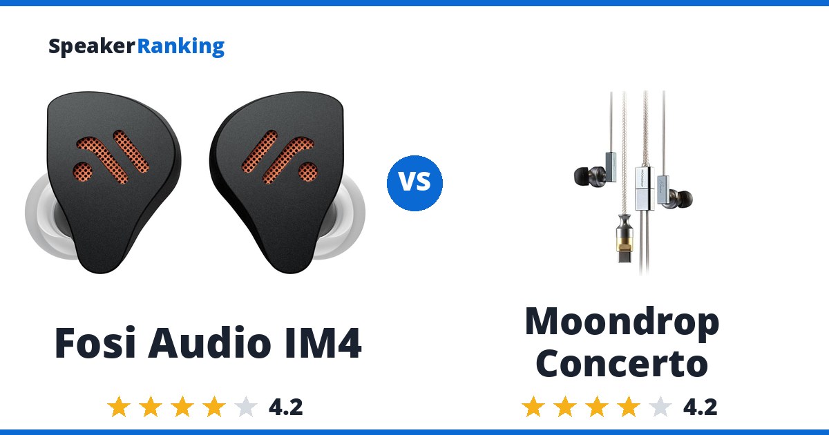 Fosi Audio IM4 vs Moondrop Concerto