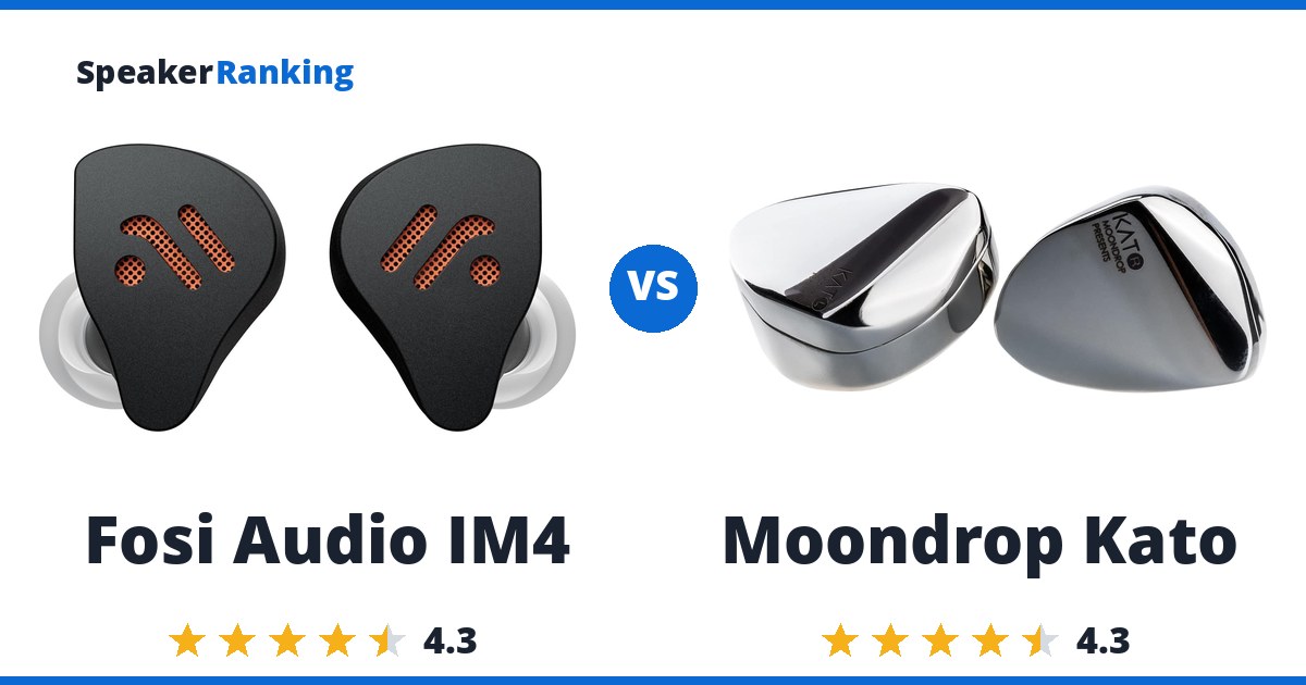 Fosi Audio IM4 vs Moondrop Kato