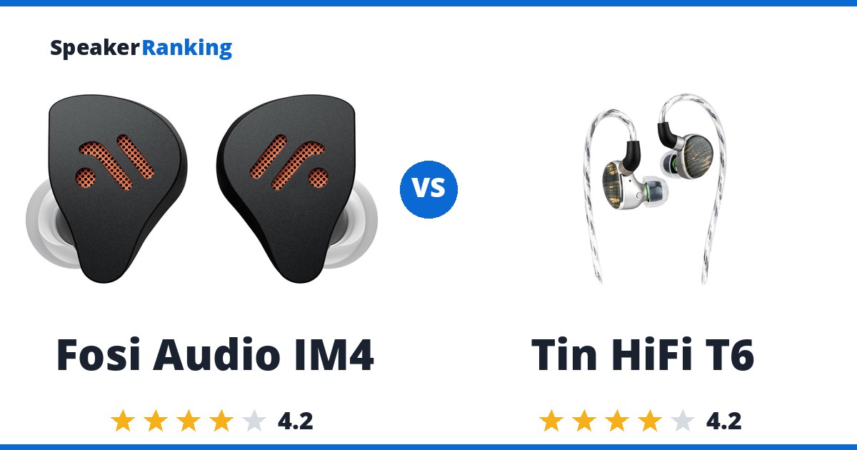 Fosi Audio IM4 vs Tin HiFi T6