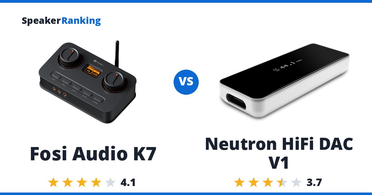 Fosi Audio K7 vs Neutron HiFi DAC V1