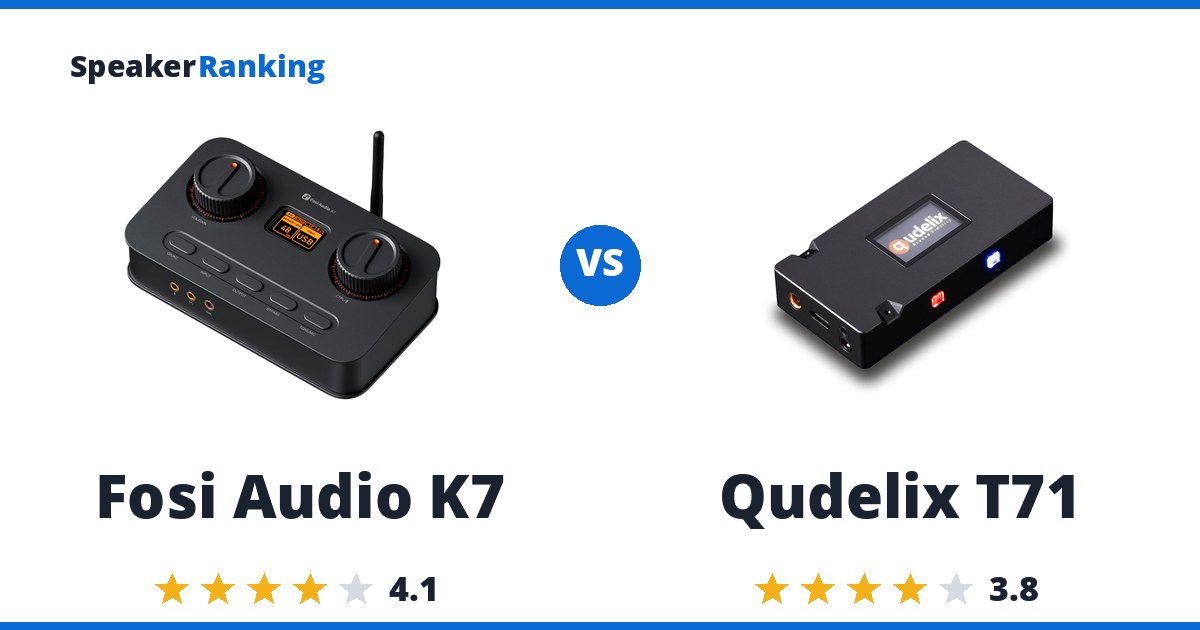 Fosi Audio K7 vs Qudelix T71