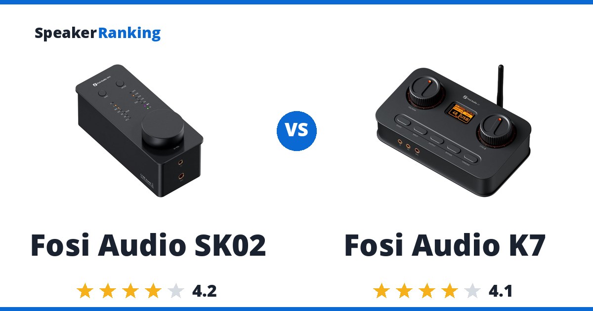 Fosi Audio SK02 vs Fosi Audio K7