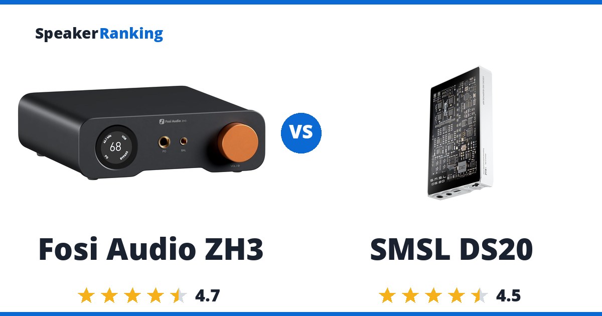 Fosi Audio ZH3 vs SMSL DS20