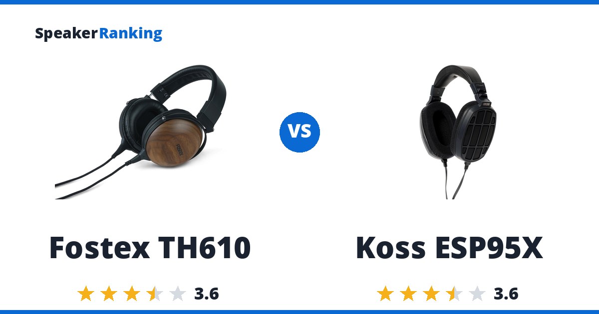 Fostex TH610 vs Koss ESP95X
