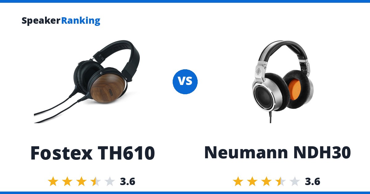 Fostex TH610 vs Neumann NDH30