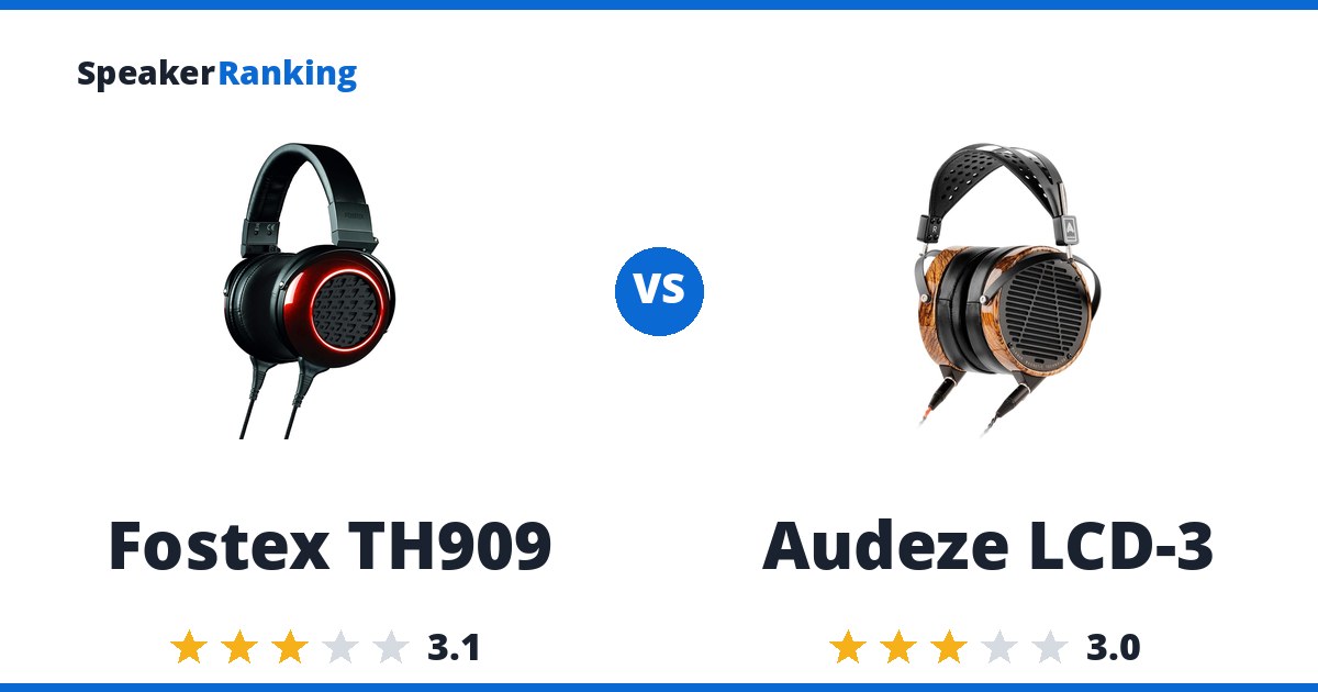 Fostex TH909 vs Audeze LCD-3