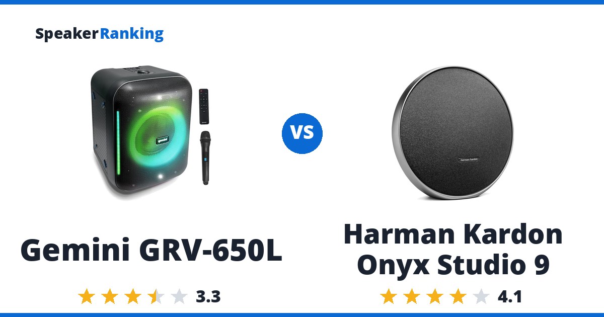 Gemini GRV-650L vs Harman Kardon Onyx Studio 9