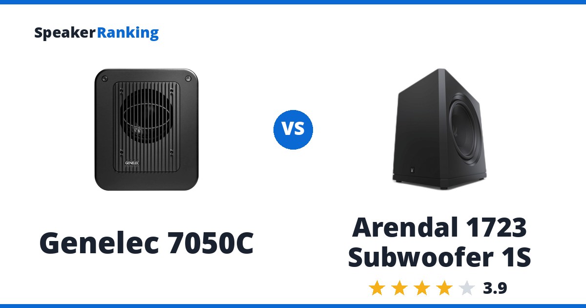 Genelec 7050C vs Arendal 1723 Subwoofer 1S