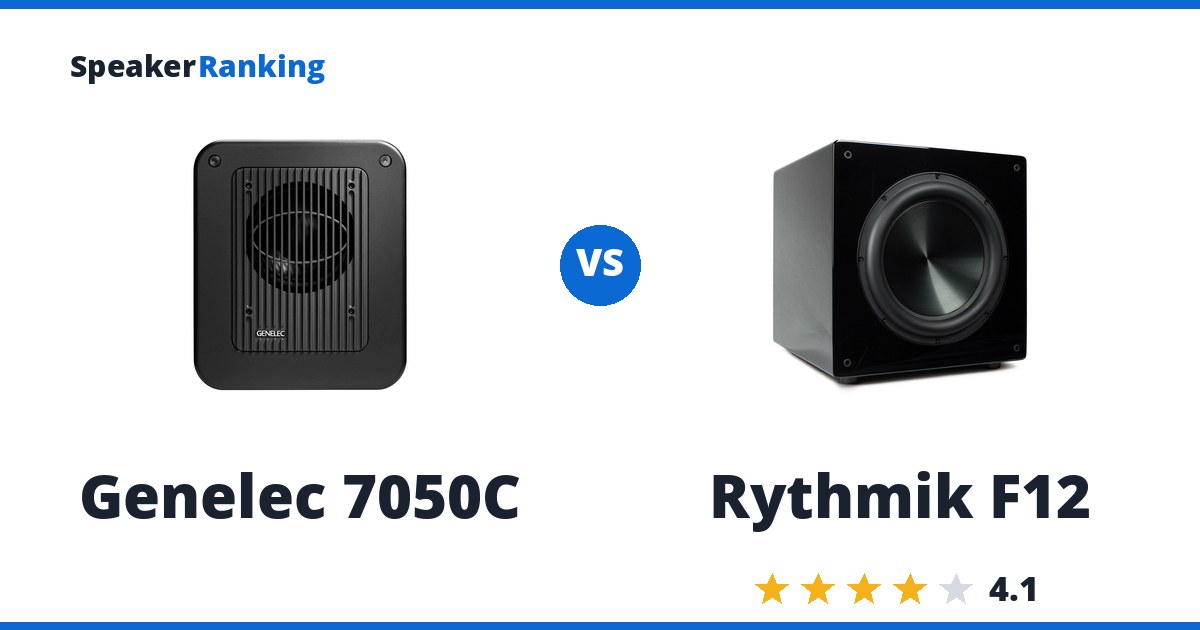 Genelec 7050C vs Rythmik F12