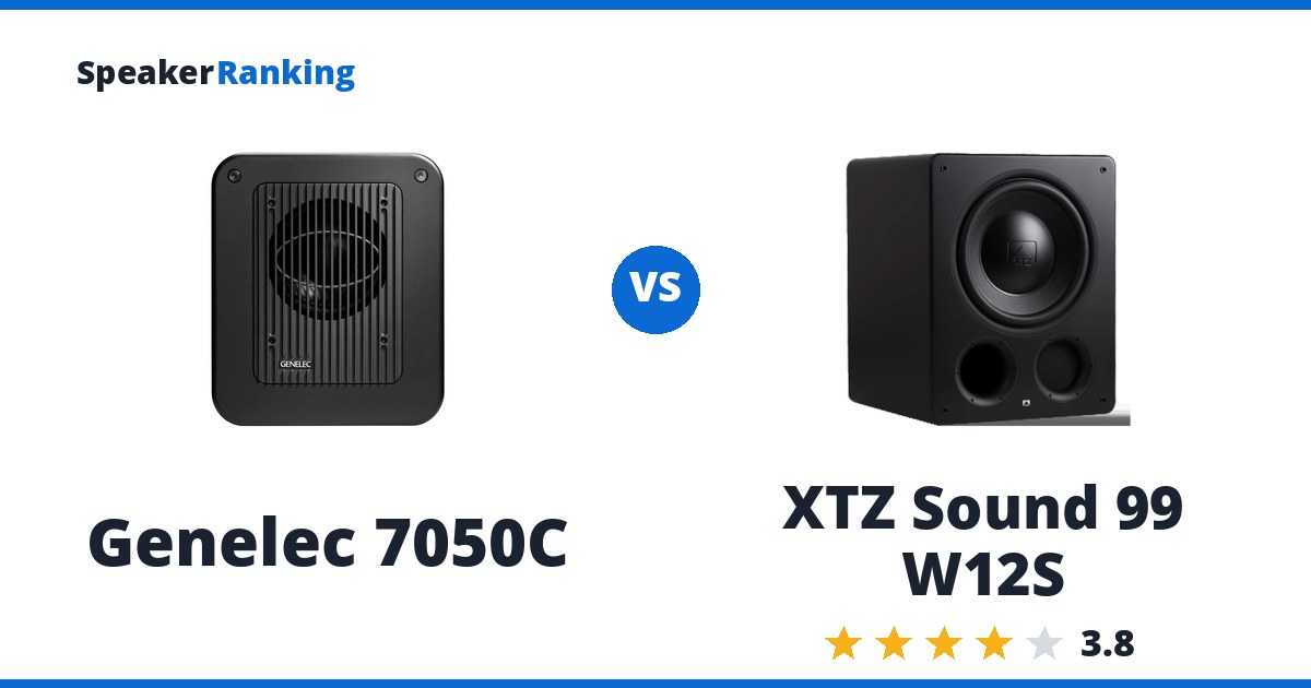 Genelec 7050C vs XTZ Sound 99 W12S