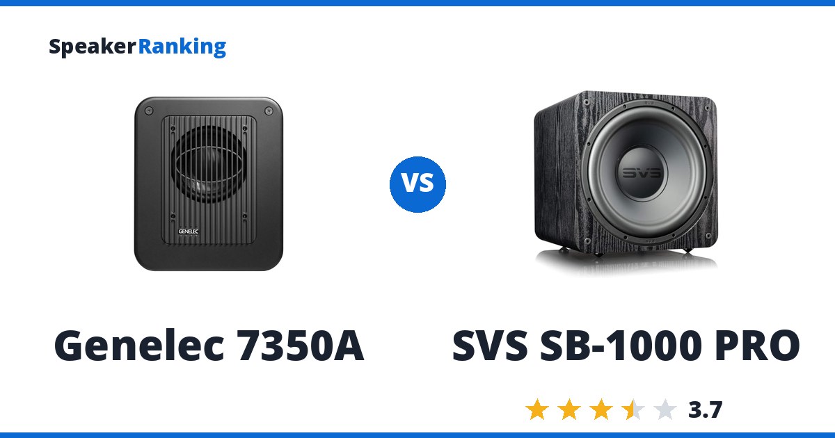 Genelec 7350A vs SVS SB-1000 PRO