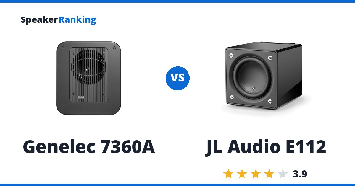Genelec 7360A vs JL Audio E112
