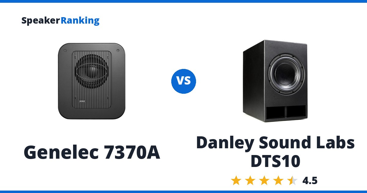 Genelec 7370A vs Danley Sound Labs DTS10