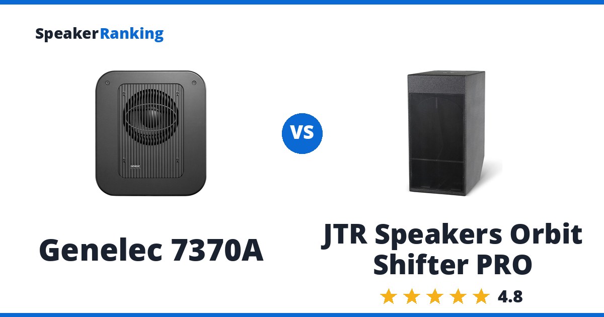 Genelec 7370A vs JTR Speakers Orbit Shifter PRO