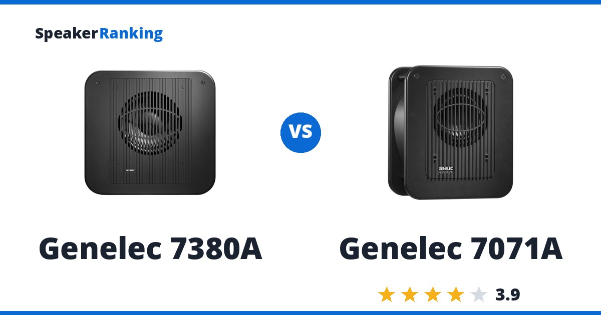 Genelec 7380A vs Genelec 7071A