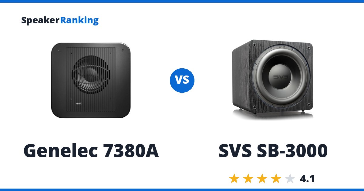 Genelec 7380A vs SVS SB-3000