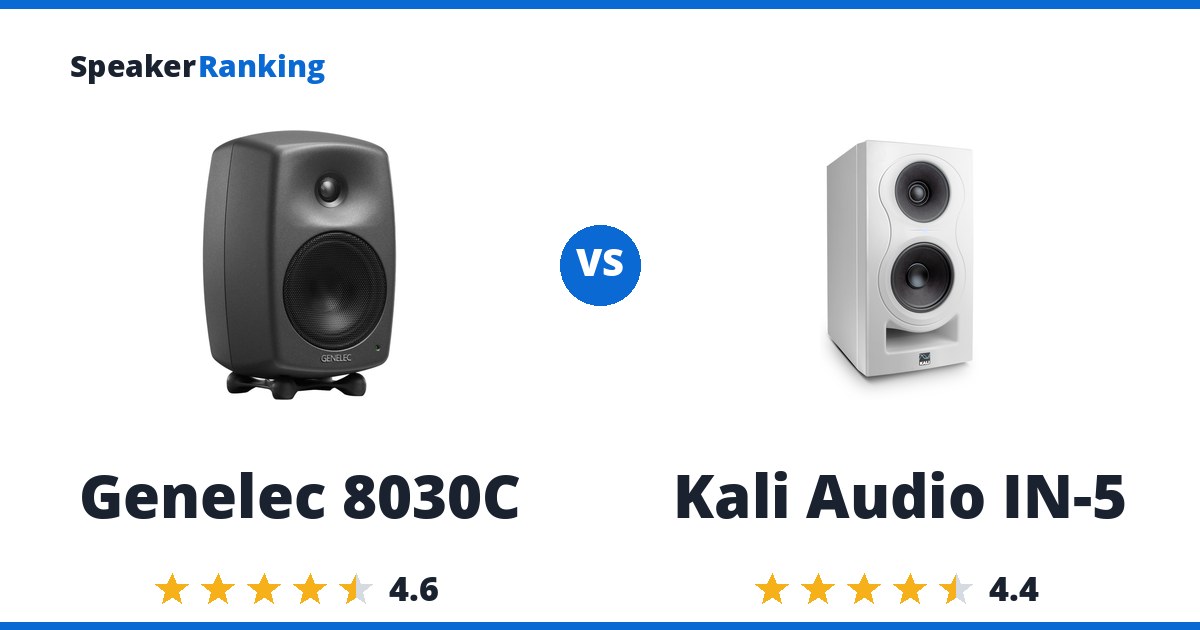 Genelec 8030C vs Kali Audio IN-5
