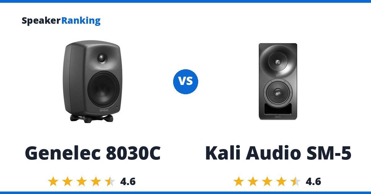 Genelec 8030C vs Kali Audio SM-5