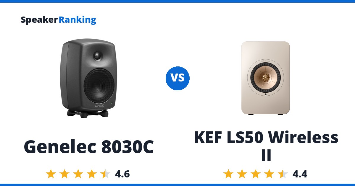 Genelec 8030C vs KEF LS50 Wireless II