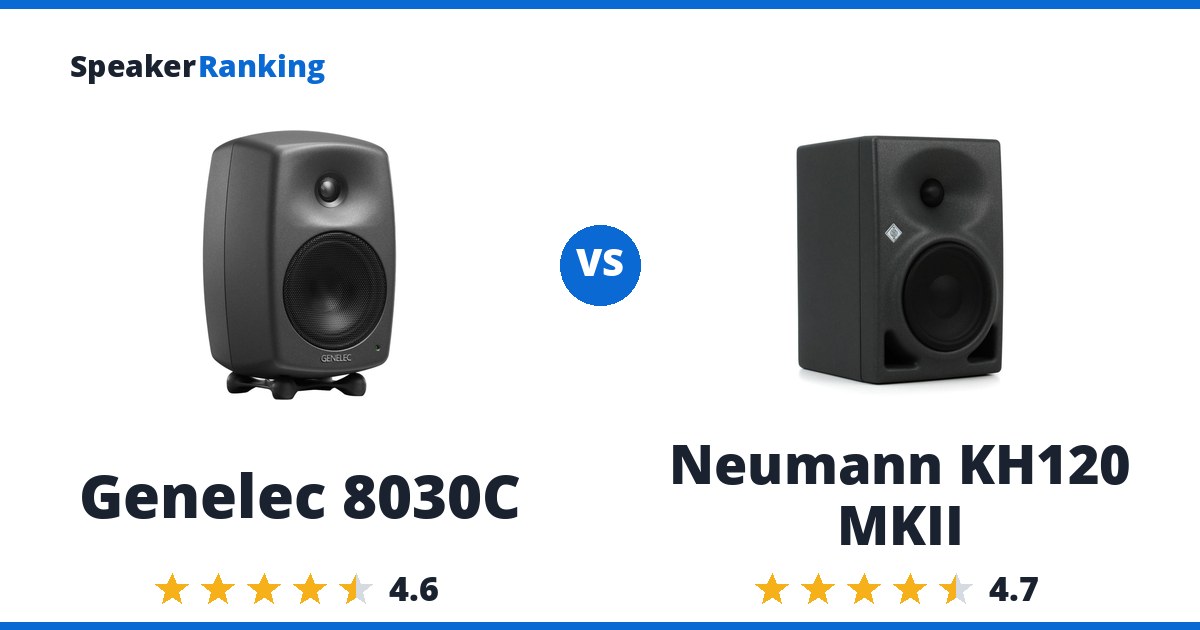 Genelec 8030C vs Neumann KH120 MKII