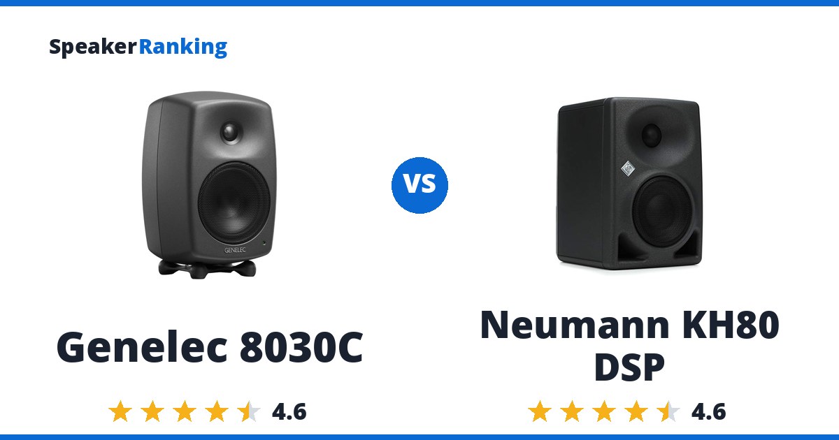 Genelec 8030C vs Neumann KH80 DSP