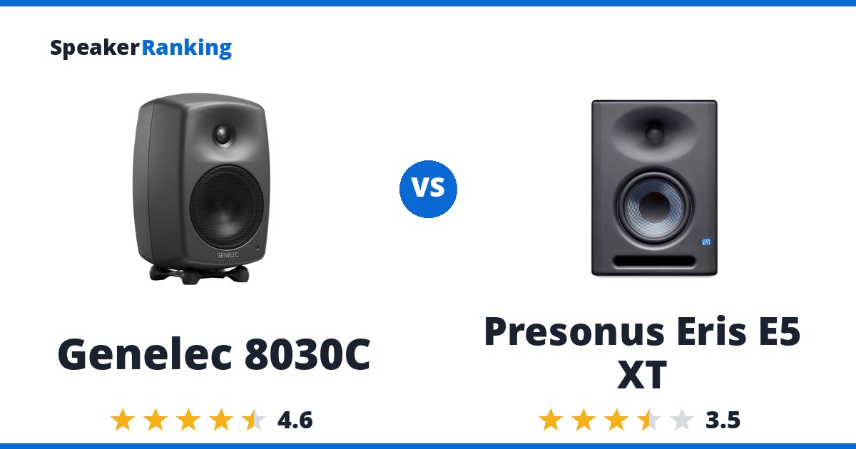 Genelec 8030C vs Presonus Eris E5 XT