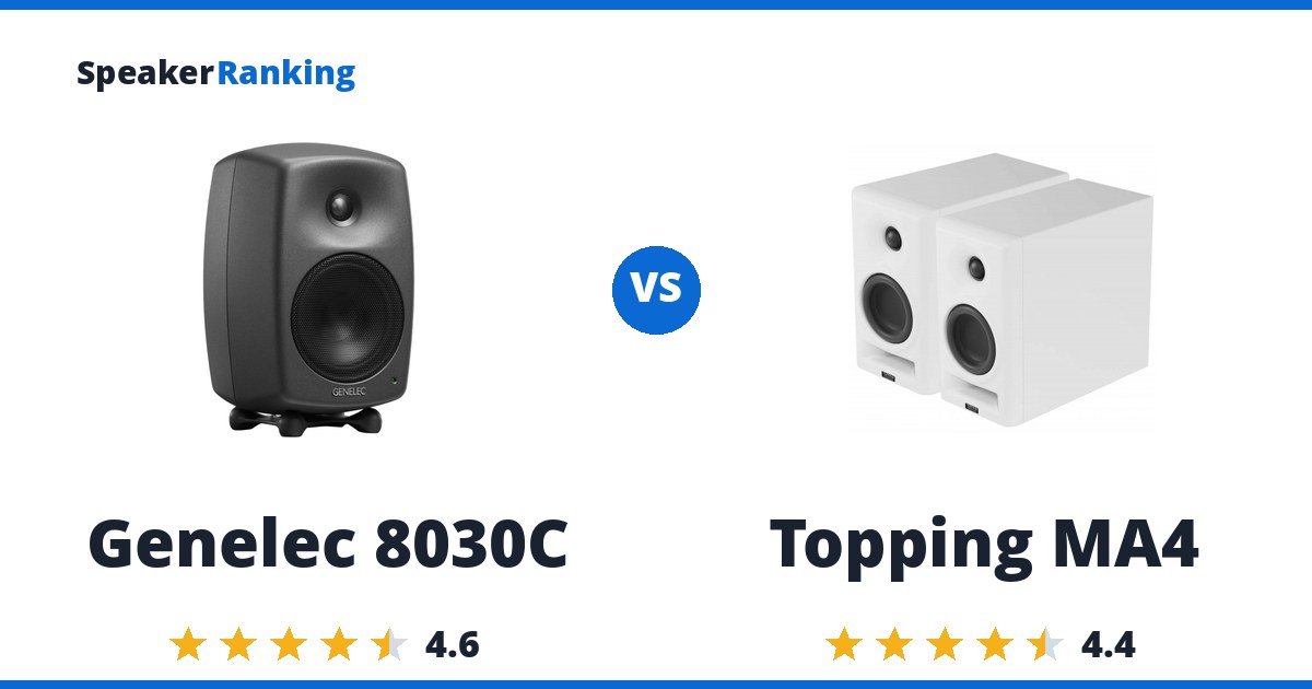 Genelec 8030C vs Topping MA4
