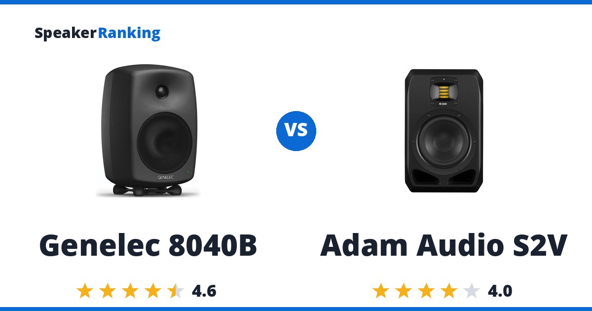 Genelec 8040B vs Adam Audio S2V