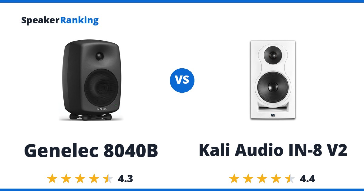 Genelec 8040B vs Kali Audio IN-8 V2