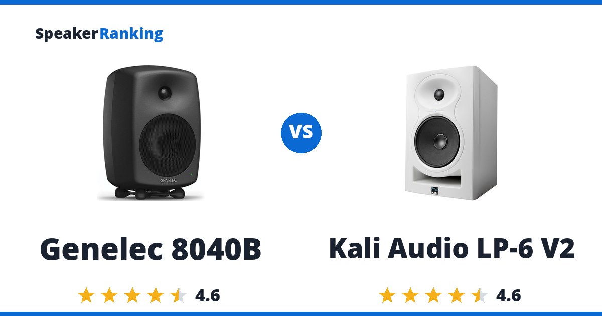 Genelec 8040B vs Kali Audio LP-6 V2