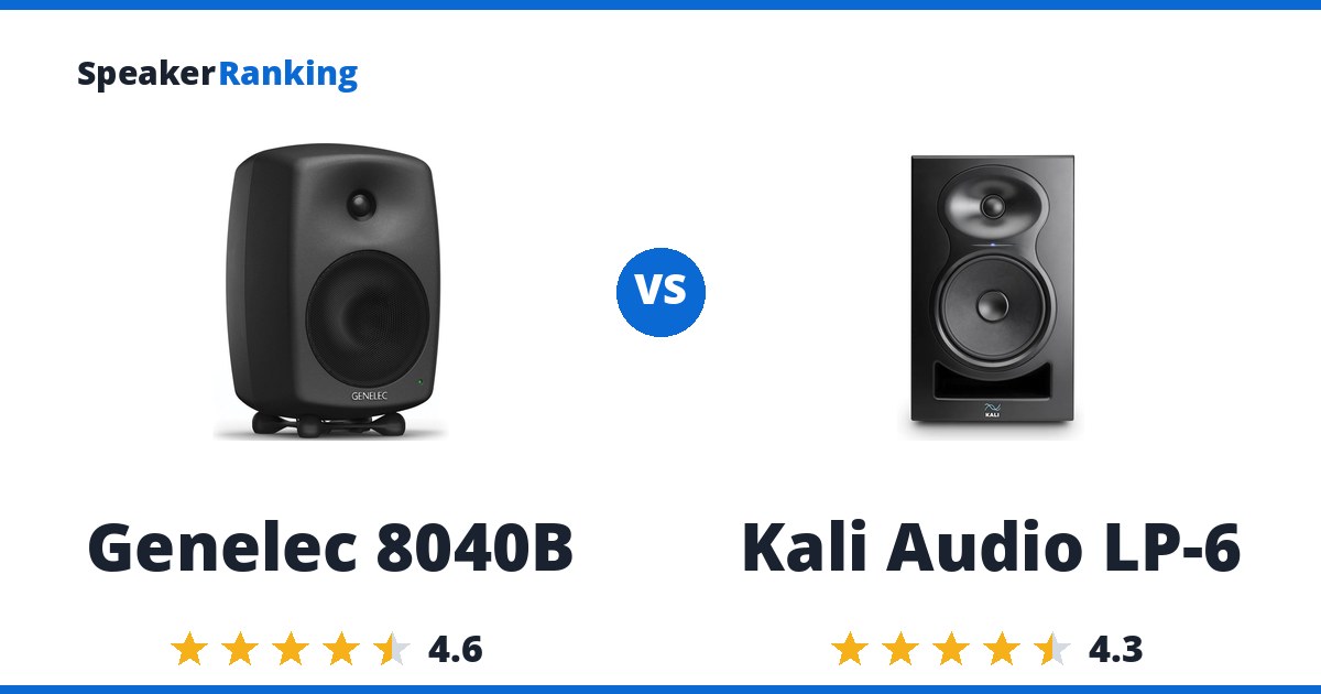 Genelec 8040B vs Kali Audio LP-6
