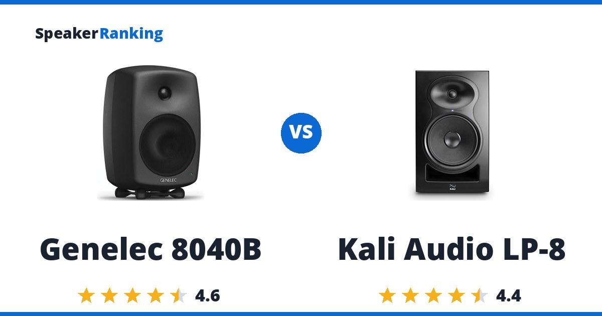Genelec 8040B vs Kali Audio LP-8