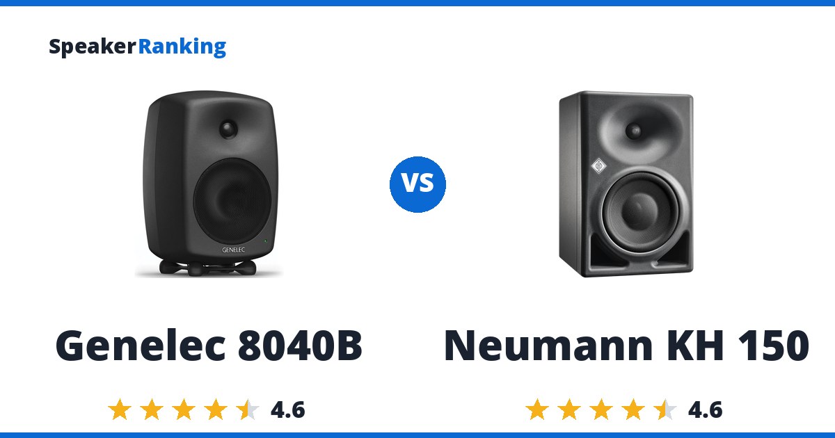 Genelec 8040B vs Neumann KH 150