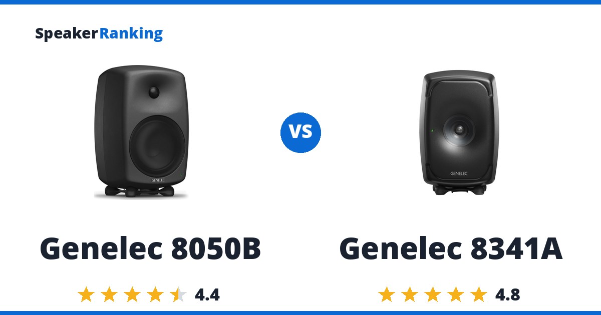 Genelec 8050B vs Genelec 8341A