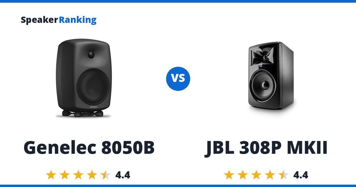 Genelec 8050B vs JBL 308P MKII