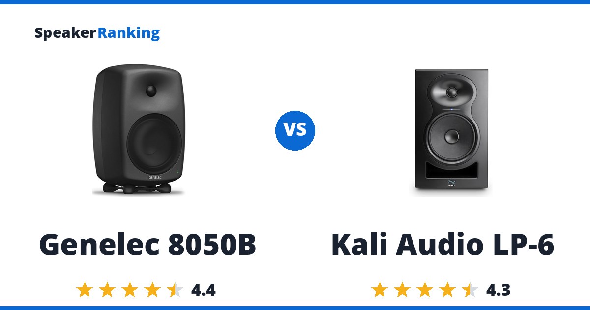 Genelec 8050B vs Kali Audio LP-6