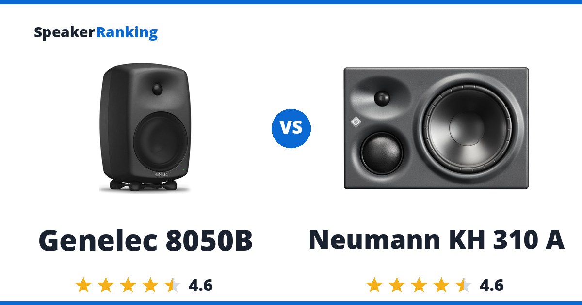 Genelec 8050B vs Neumann KH 310 A