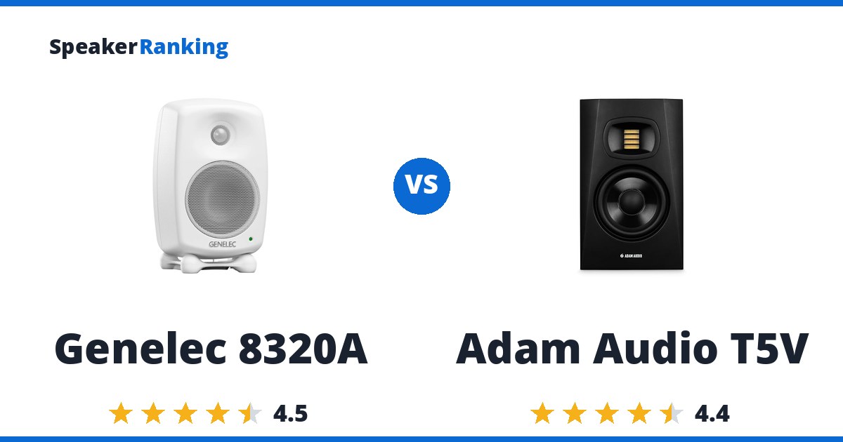 Genelec 8320A vs Adam Audio T5V