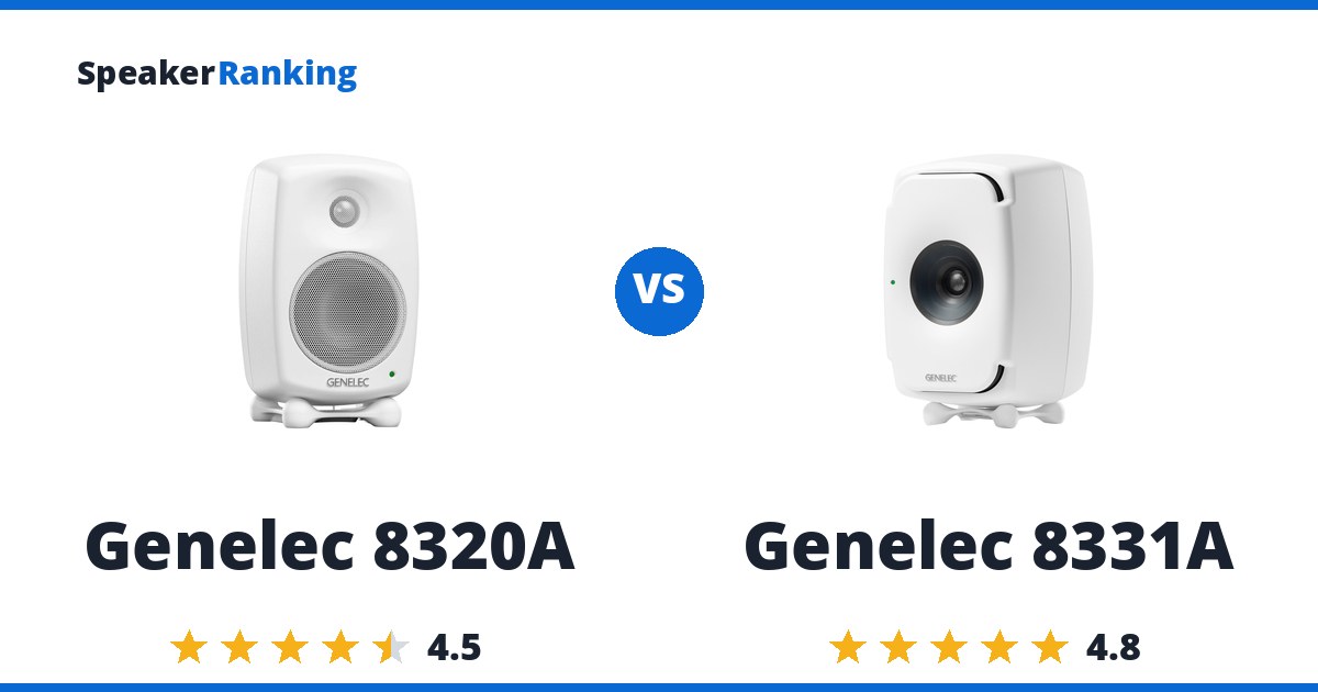 Genelec 8320A vs Genelec 8331A