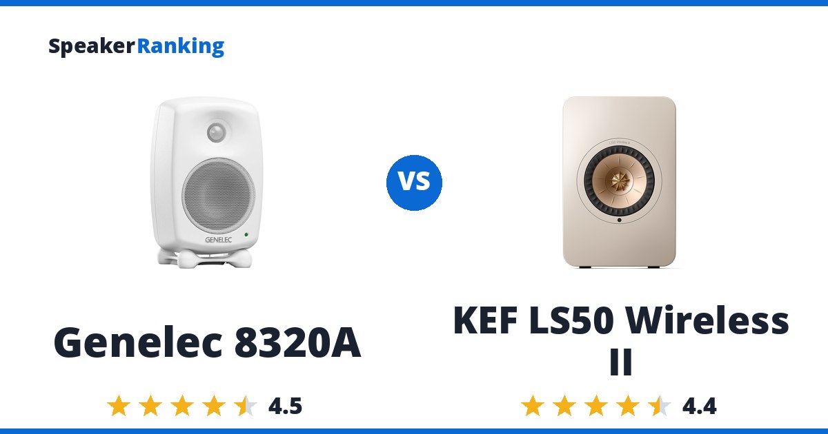 Genelec 8320A vs KEF LS50 Wireless II