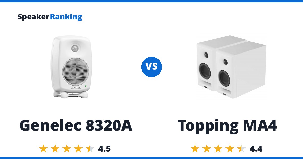 Genelec 8320A vs Topping MA4