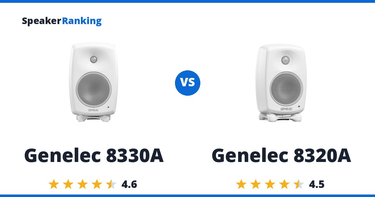 Genelec 8330A vs Genelec 8320A