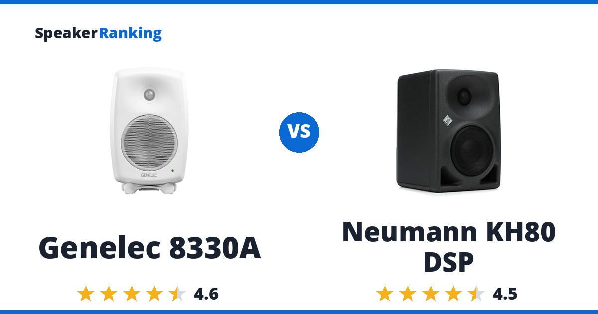 Genelec 8330A vs Neumann KH80 DSP