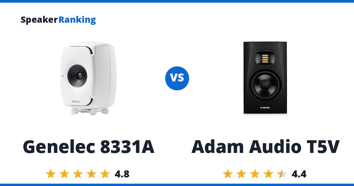 Genelec 8331A vs Adam Audio T5V