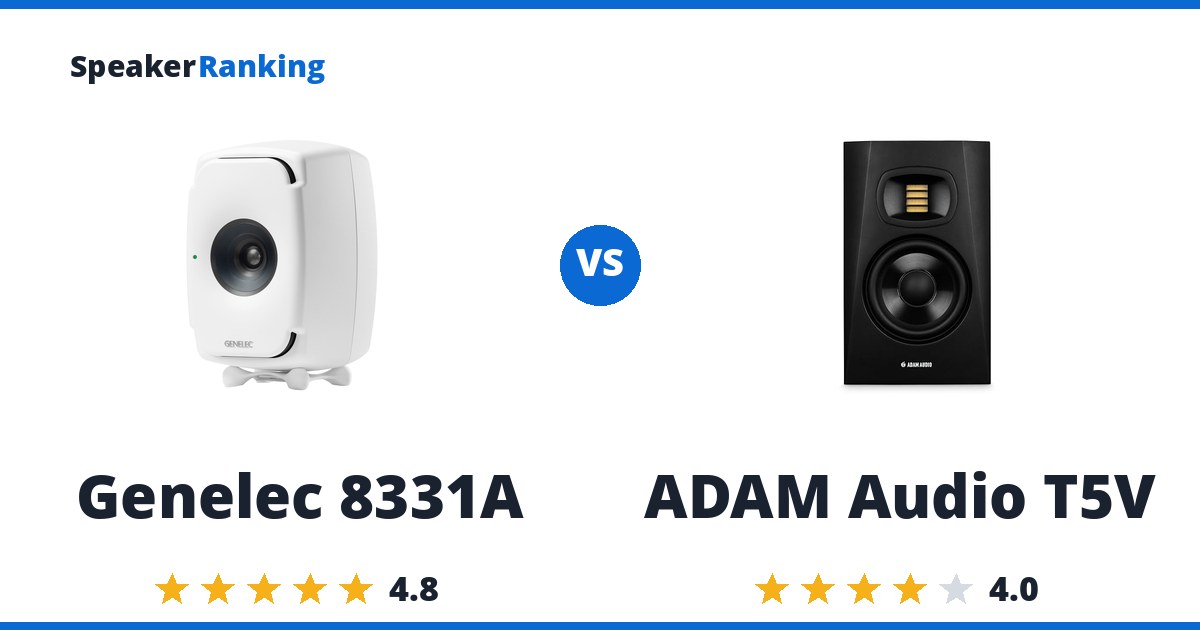 Genelec 8331A vs Adam Audio T5V