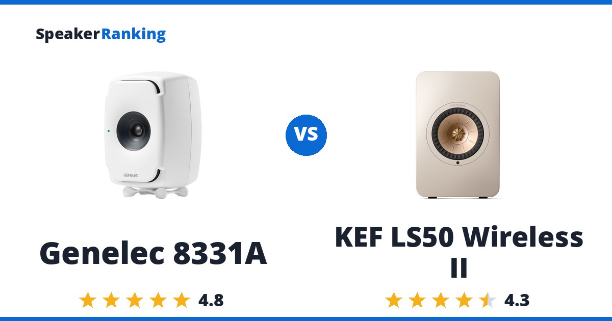 Genelec 8331A vs KEF LS50 Wireless II