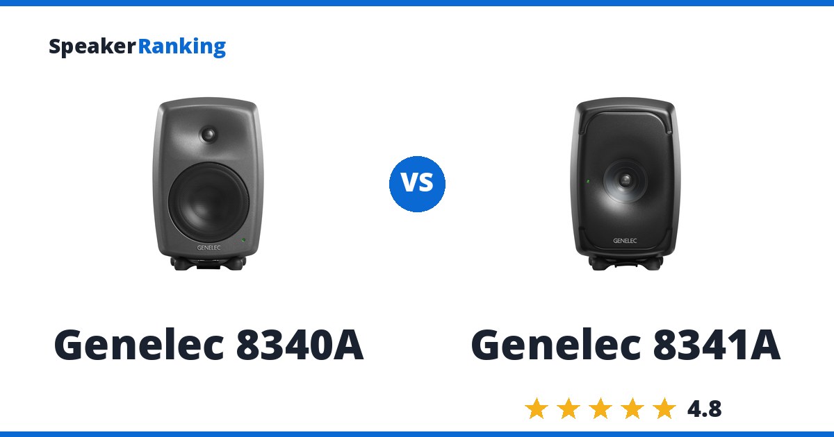 Genelec 8340A vs Genelec 8341A