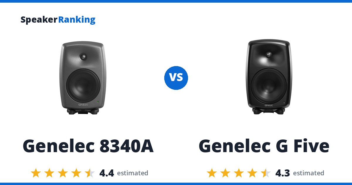 Genelec 8340A vs Genelec G Five