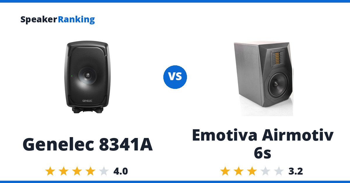 Genelec 8341A vs Emotiva Airmotiv 6s
